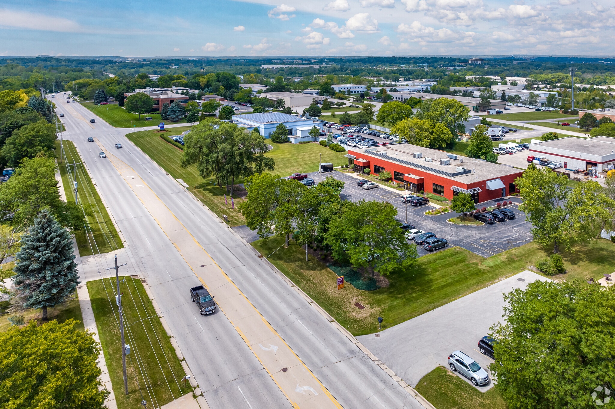 1930 W Bluemound Rd, Waukesha, WI for lease Aerial- Image 1 of 16