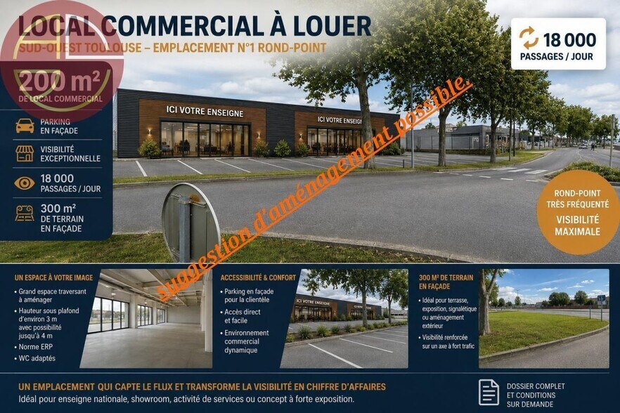 Retail in Plaisance-du-Touch for lease - Building Photo - Image 2 of 3