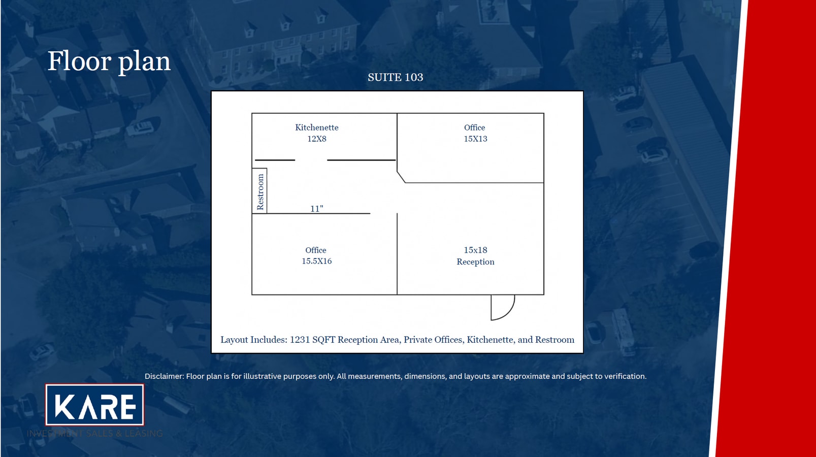 12989 Jupiter Rd, Dallas, TX 75238 - Unit 103-105 -  - Floor Plan - Image 1 of 3