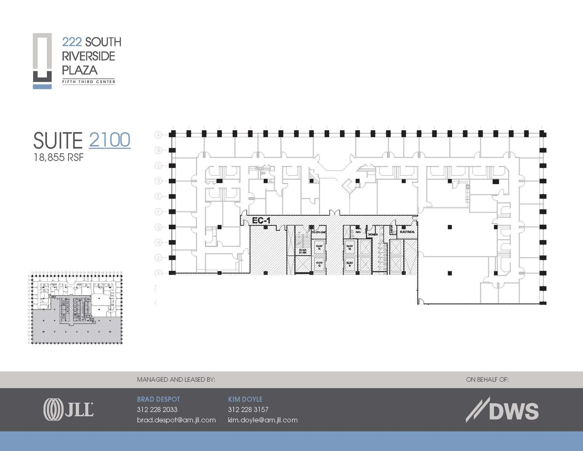 222 S Riverside Plz, Chicago, IL for lease Floor Plan- Image 1 of 1