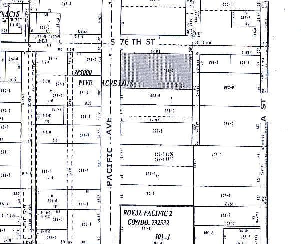 7603 Pacific Ave, Tacoma, WA for sale - Plat Map - Image 1 of 34