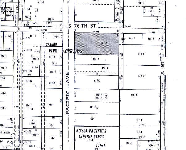 7603 Pacific Ave, Tacoma, WA à vendre Plan cadastral- Image 1 de 35