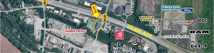 2785 Columbus Lancaster Rd NW, Lancaster, OH - Aerial  map view