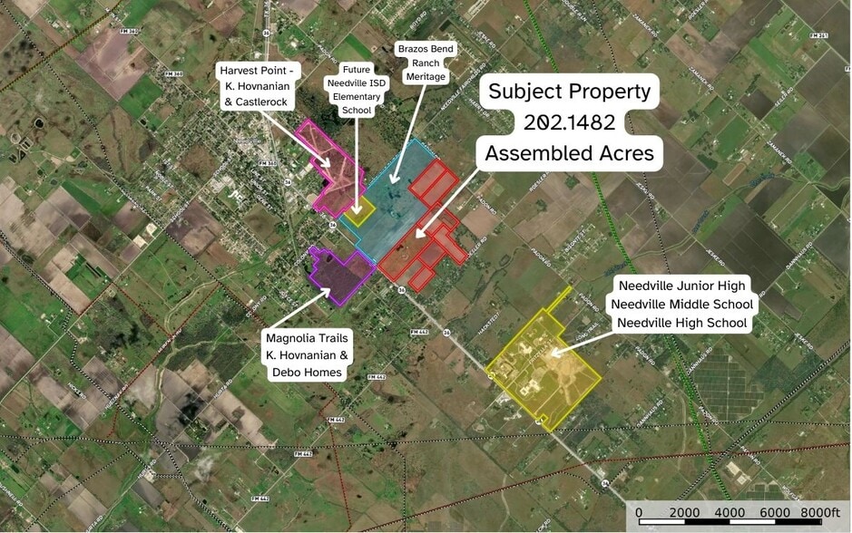 Highway 36, Needville, TX for sale - Aerial - Image 2 of 4