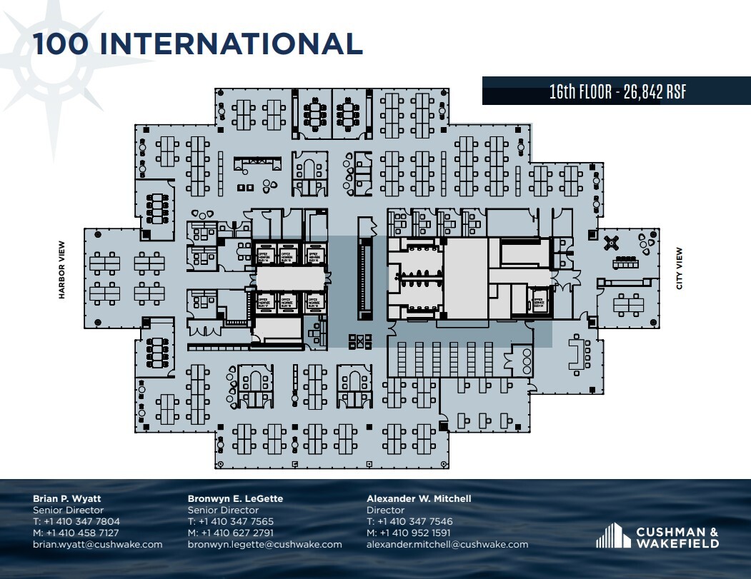 100 International Dr, Baltimore, MD à louer Plan d’étage- Image 1 de 1