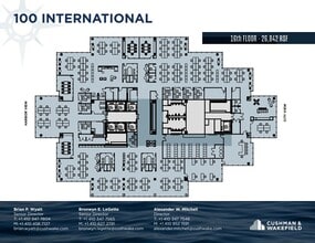 100 International Dr, Baltimore, MD à louer Plan d’étage- Image 1 de 1