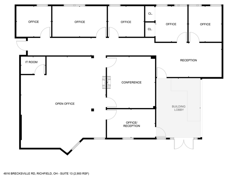 4816 Brecksville Rd, Richfield, OH à louer - Plan d’étage - Image 3 de 12