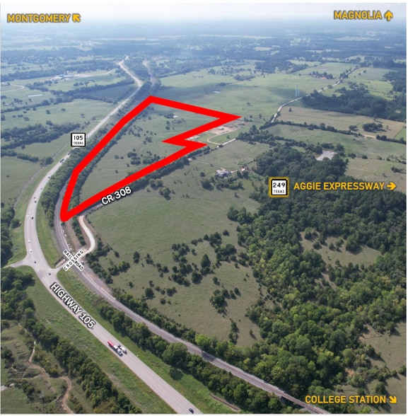 ± 39 Acres Near Highway 105, Navasota, TX for sale - Building Photo - Image 2 of 2