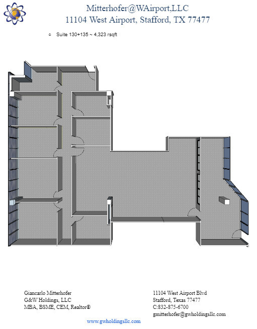 11104 W Airport Blvd, Stafford, TX for lease Floor Plan- Image 1 of 1