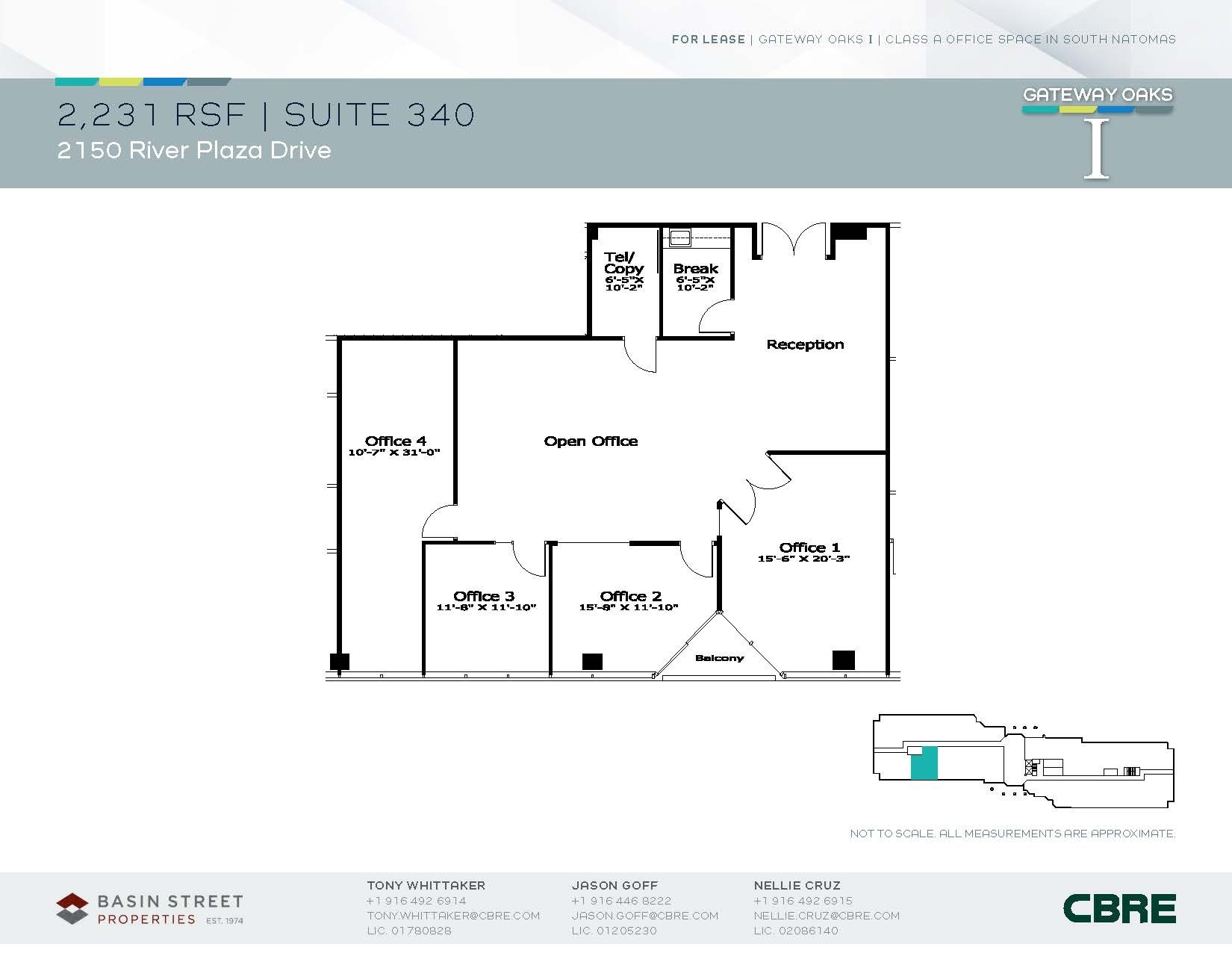 2150 River Plaza Dr, Sacramento, CA à louer Plan d’étage- Image 1 de 1