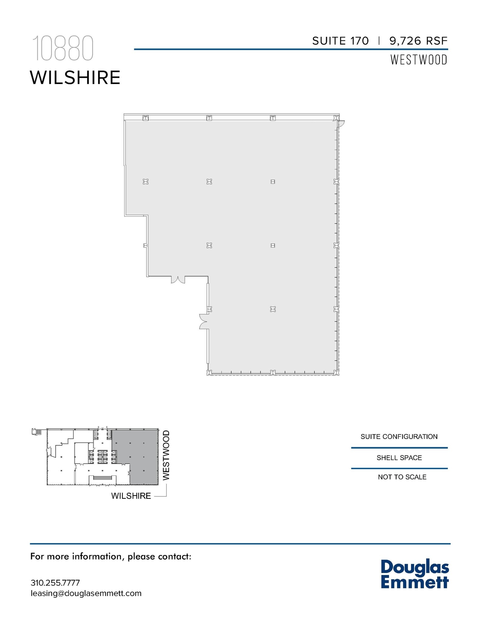 10880 Wilshire Blvd, Los Angeles, CA for lease Floor Plan- Image 1 of 1