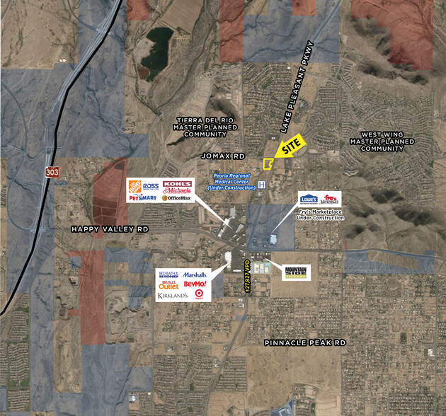 N Lake Pleasant Pky & Jomax Rd, Peoria, AZ for sale - Building Photo - Image 1 of 1