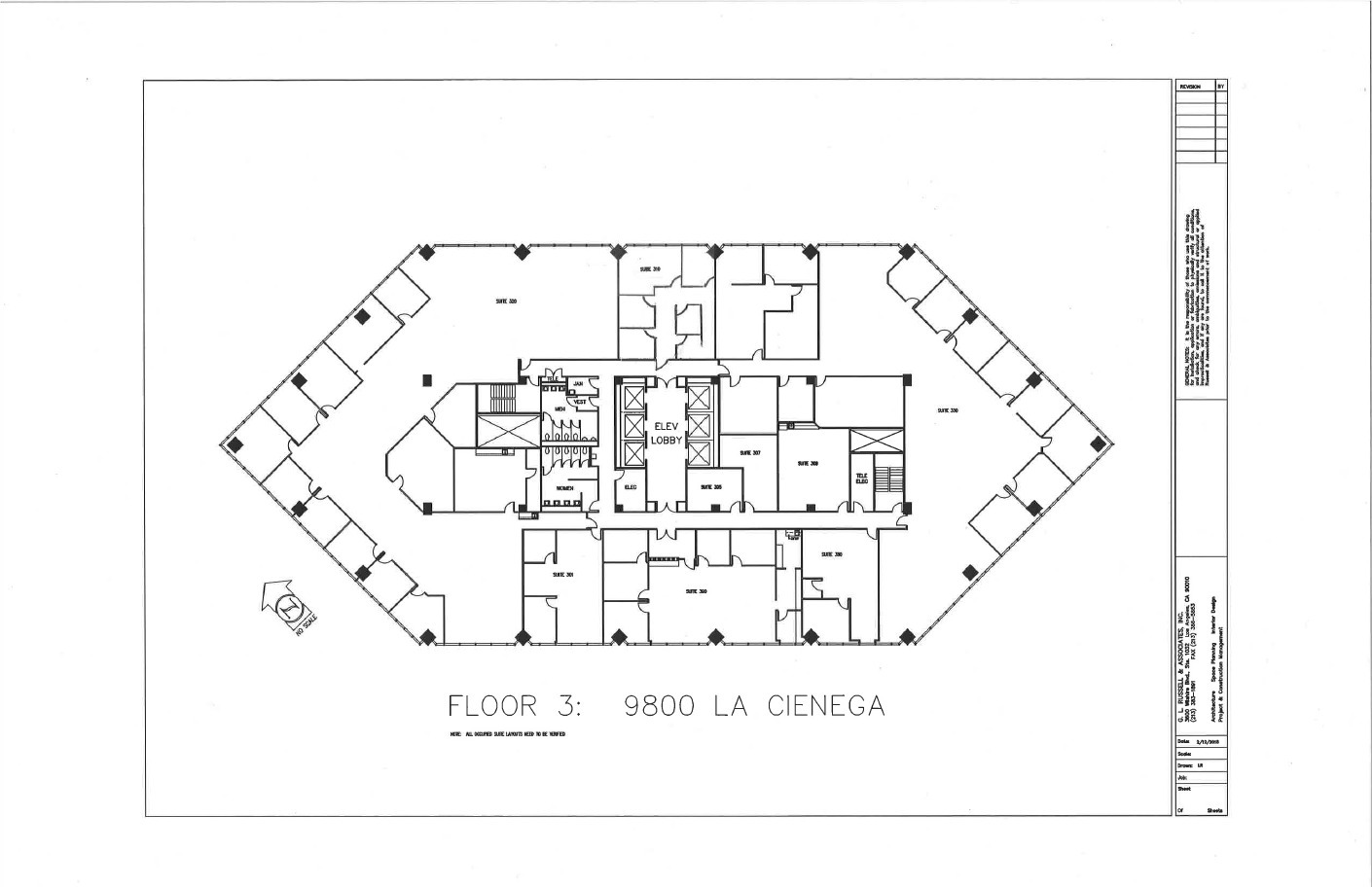 9800 S La Cienega Blvd, Inglewood, CA à louer Plan d’étage- Image 1 de 1