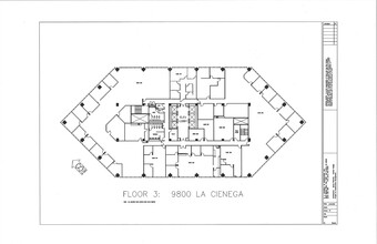 9800 S La Cienega Blvd, Inglewood, CA à louer Plan d’étage- Image 1 de 1