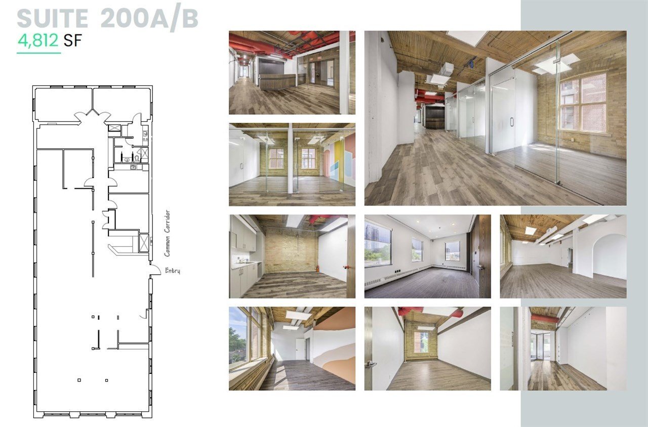 550-554 Queen St E, Toronto, ON à louer Plan d’étage- Image 1 de 1