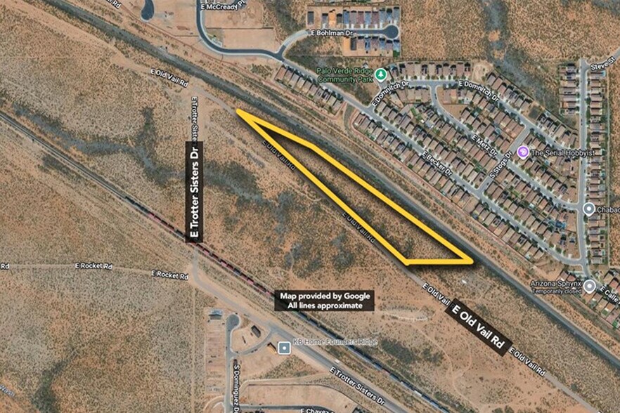 12150 Old Vail Rd, Vail, AZ à vendre - Aérien - Image 1 de 1