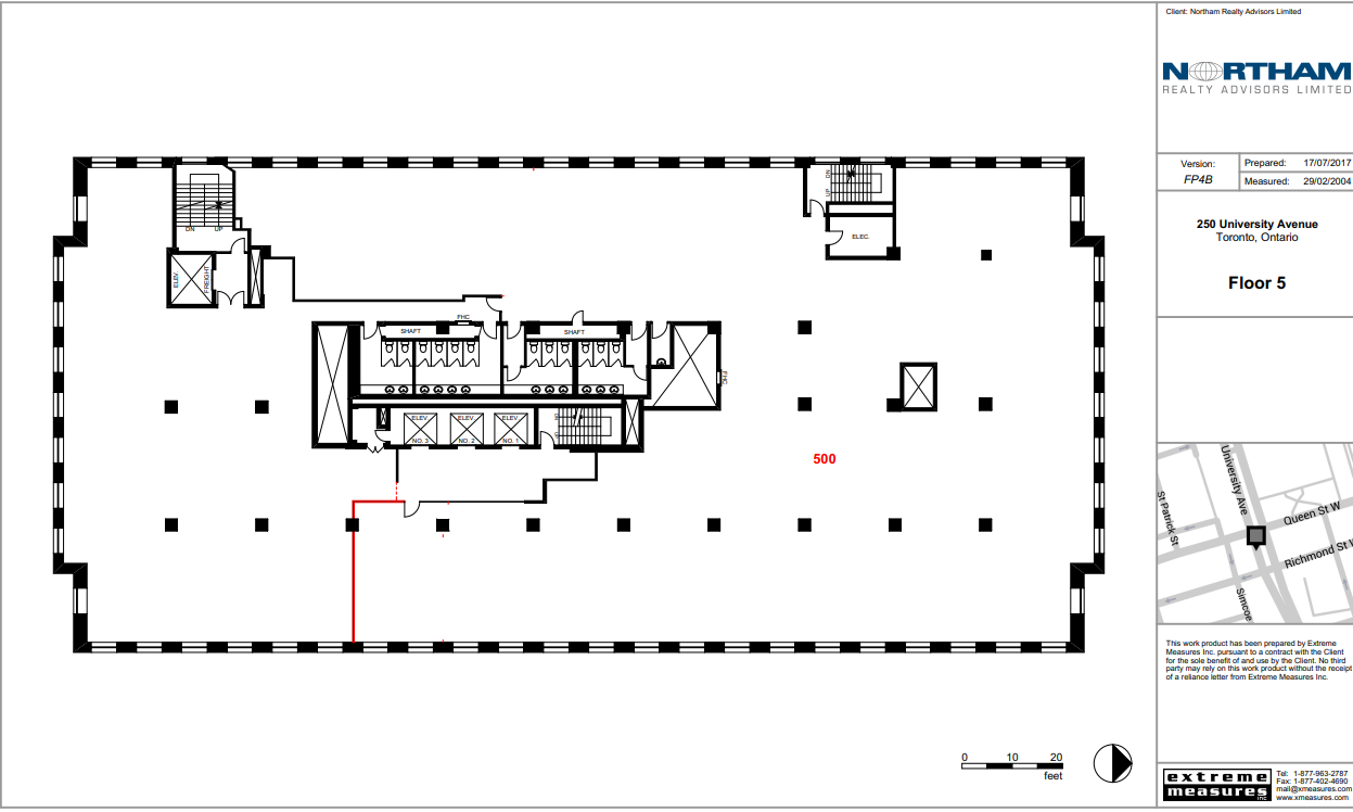 250 University Ave, Toronto, ON for lease Floor Plan- Image 1 of 1