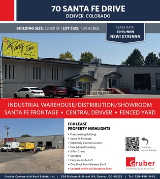 More details for 70 S Santa Fe Dr, Denver, CO - Industrial for Lease