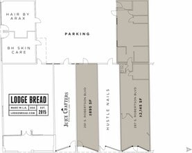 287-297 S Robertson Blvd, Beverly Hills, CA à louer Plan de site- Image 2 de 2