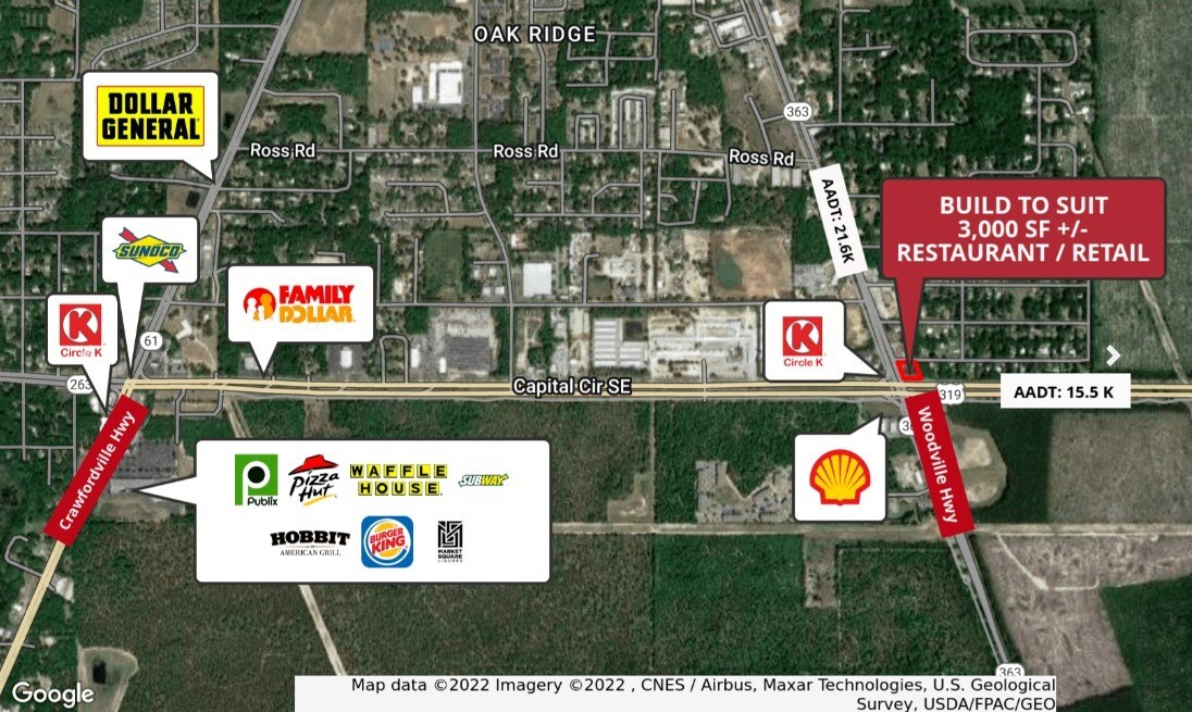 4595 Woodville Hwy, Tallahassee, FL for lease Building Photo- Image 1 of 4