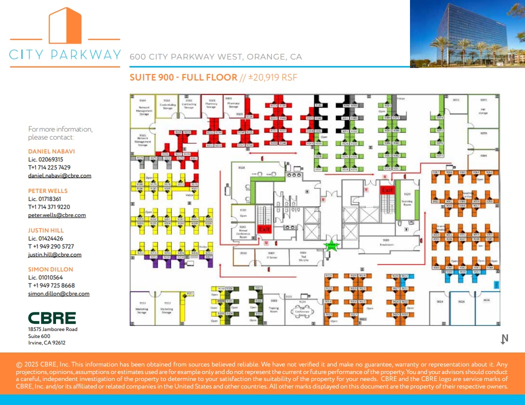 600 City Pky W, Orange, CA for lease Floor Plan- Image 1 of 1
