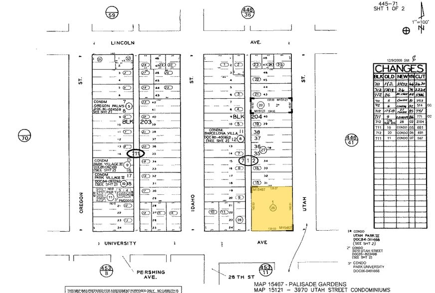 2828 University Ave, San Diego, CA for lease - Plat Map - Image 2 of 58
