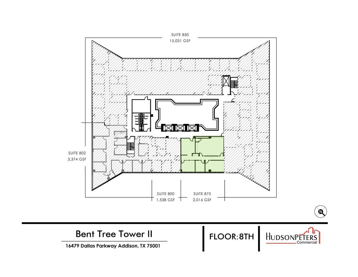 16479 Dallas Pky, Addison, TX 75001 - Unité 875 -  - Plan d  tage - Image 1 of 1