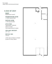 2005 S 54th St, West Allis, WI for lease Floor Plan- Image 1 of 1