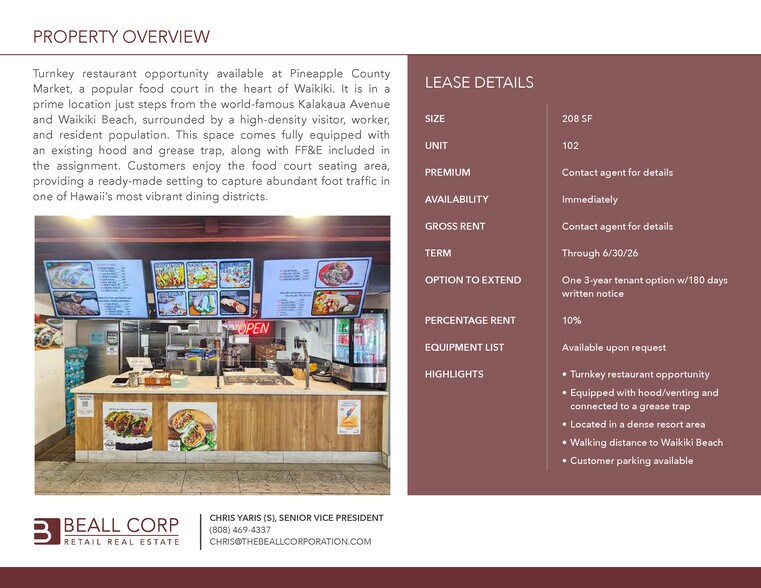 342 Lewers St, Honolulu, HI à louer - Photo du bâtiment - Image 3 de 10