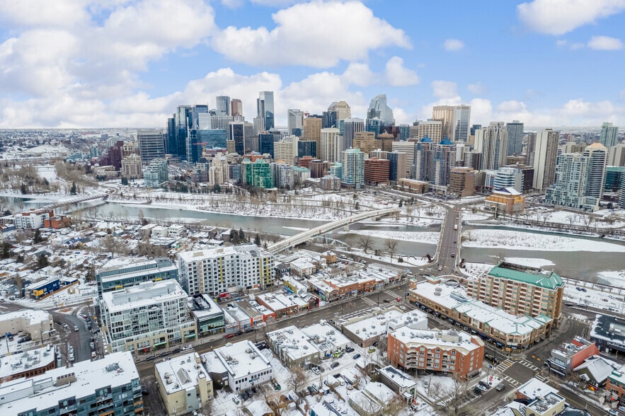 124 10th St NW, Calgary, AB for lease - Aerial - Image 3 of 6