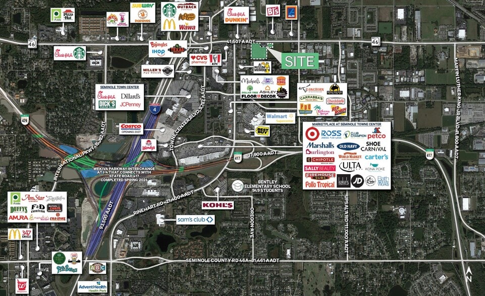 4279 Symphony Circle, Sanford, FL à louer - Aérien - Image 2 de 2