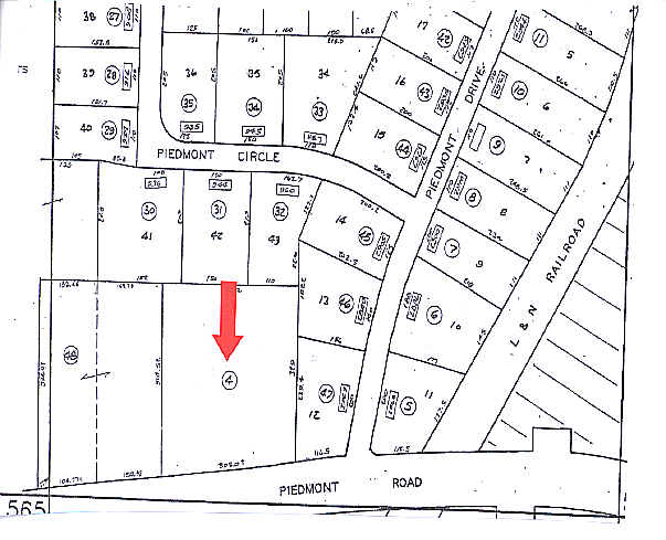 965 Piedmont Rd, Marietta, GA à louer - Plan cadastral - Image 2 de 4