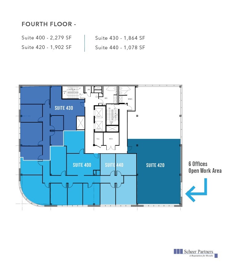 4720 Montgomery Ln, Bethesda, MD à louer Plan d’étage- Image 1 de 1