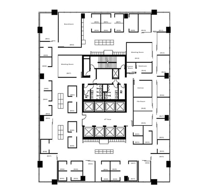 144 4th Ave SW, Calgary, AB for lease Floor Plan- Image 1 of 1