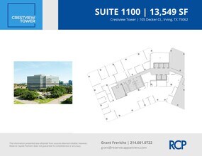 105 Decker Ct, Irving, TX à louer Plan d’étage- Image 1 de 12