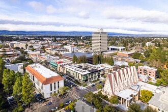 585 Hamilton Ave, Palo Alto, CA - AERIAL  map view - Image1