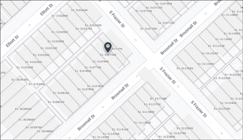 5637 Broomall St, Philadelphia, PA for sale Plat Map- Image 1 of 2