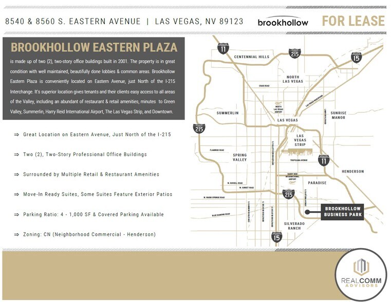 8560 S Eastern Ave, Las Vegas, NV à louer - Photo du bâtiment - Image 2 de 7