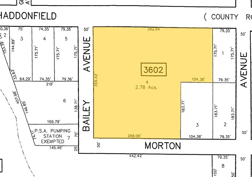 2932 Haddonfield Rd, Pennsauken, NJ à louer - Plan cadastral - Image 2 de 14