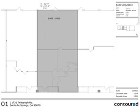 11721 Telegraph Rd, Santa Fe Springs, CA for lease Floor Plan- Image 1 of 27