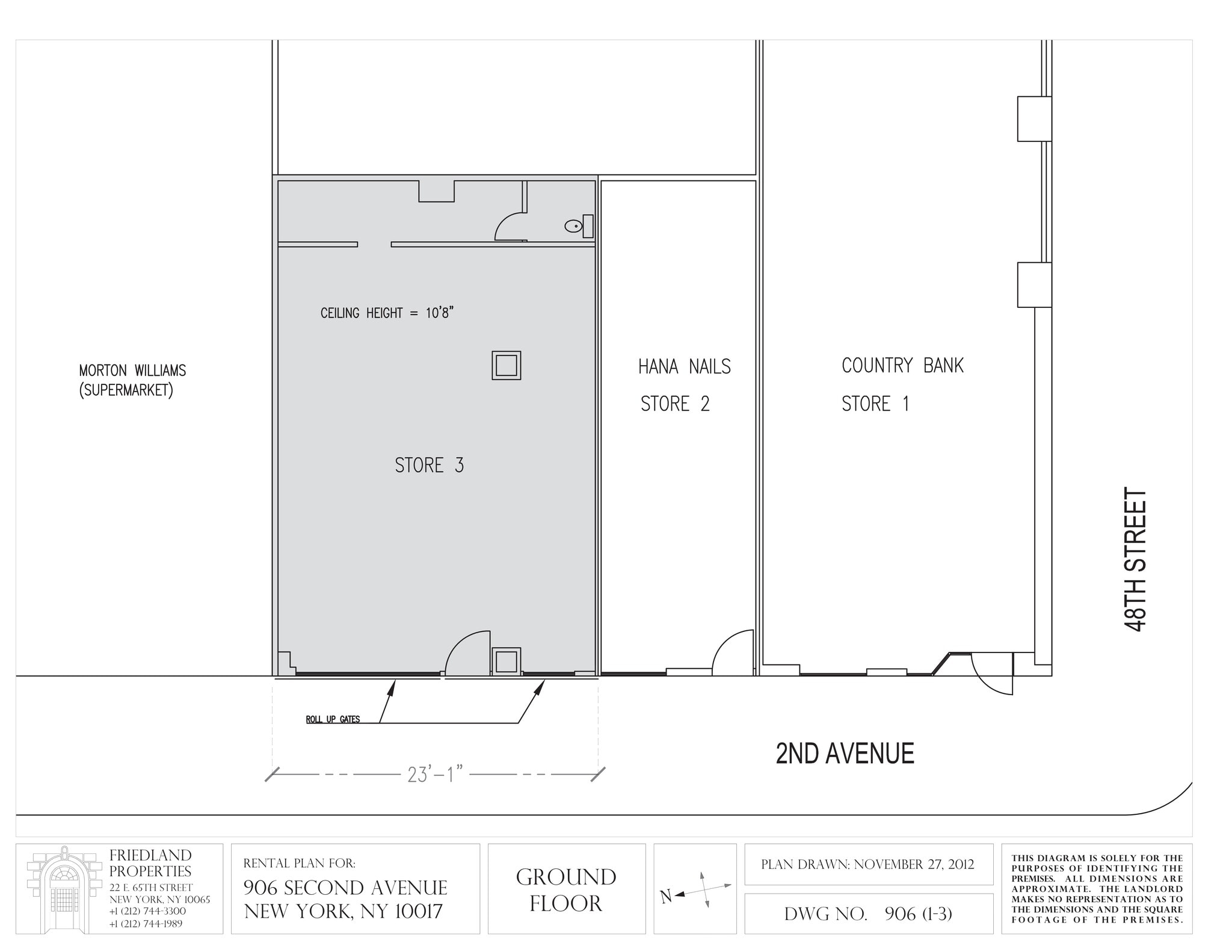 902 2nd Ave, New York, NY for lease Site Plan- Image 1 of 2