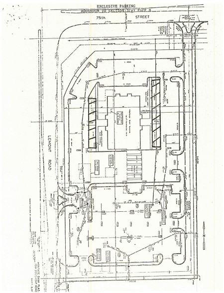 7501 Lemont Rd, Woodridge, IL for lease - Site Plan - Image 3 of 9