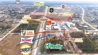More details for Commercial Corner- San Marcos & San Felipe, Cleveland, TX - Land for Sale
