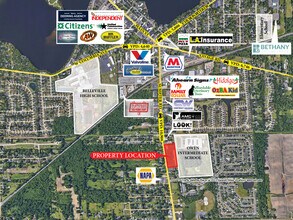 781-885 Sumpter Rd, Belleville, MI - Aerial map view - Image1