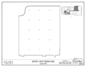 601 W 26th St, New York, NY for lease Floor Plan- Image 1 of 3