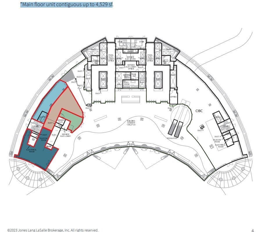 500 Centre St SE, Calgary, AB for lease Floor Plan- Image 1 of 1