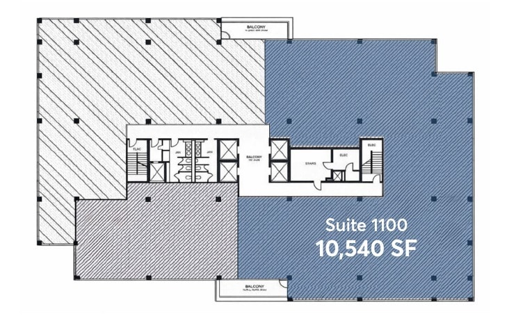 1845 Woodall Rodgers Fwy, Dallas, TX à louer Plan d’étage- Image 1 de 1