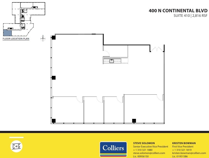 300 Continental Blvd, El Segundo, CA for lease Floor Plan- Image 1 of 1