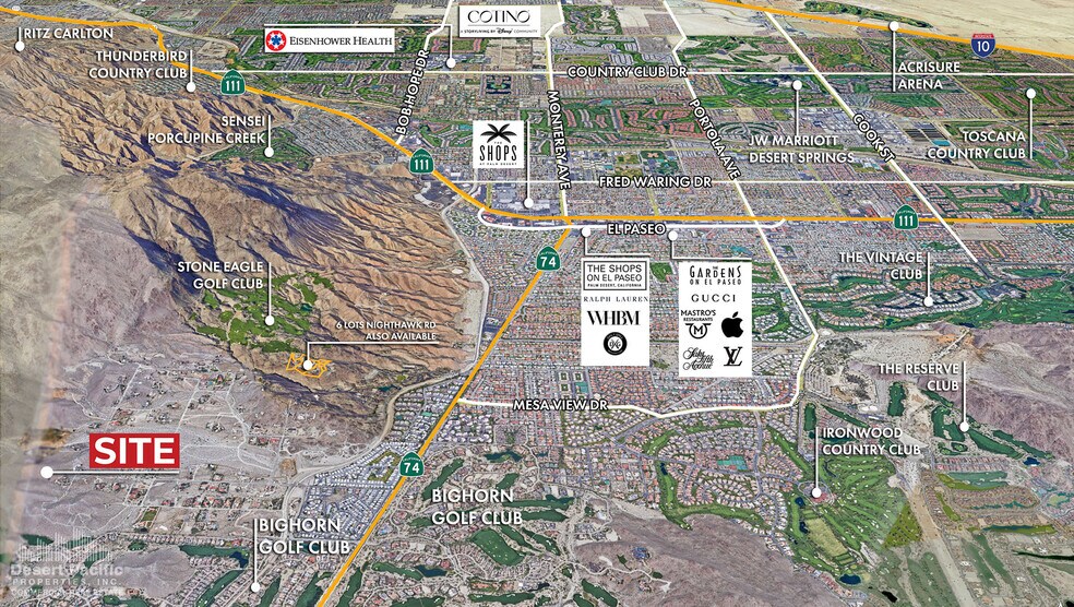 Cholla way, Palm Desert, CA for sale - Aerial - Image 2 of 22