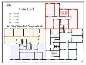 3133 Golf Ridge Blvd, Douglasville, GA à louer Plan d’étage- Image 1 de 1